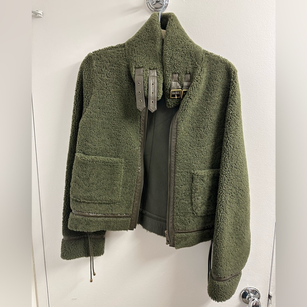 Ulla Johnson Lamb Bomber Jacket - Picture 4 of 5